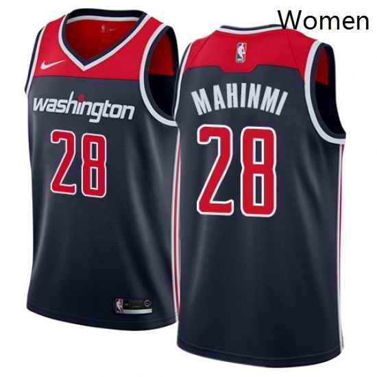 Womens Nike Washington Wizards 28 Ian Mahinmi Authentic Navy Blue NBA Jersey Statement Edition